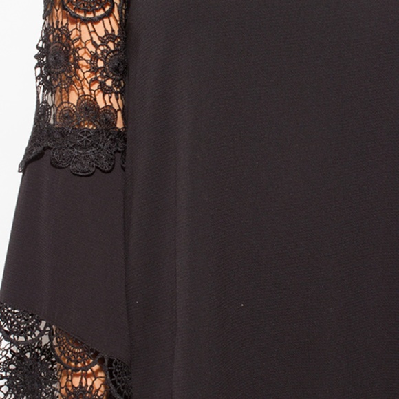 ~LACE TRIM PARTY BOHO MINI DRESS~ - Picture 6 of 6